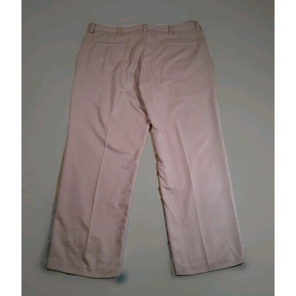 Mens Kenneth Cole Reaction Dress Pants Slacks Size 38X29 Tan Beige Preppy Office - Picture 3 of 7